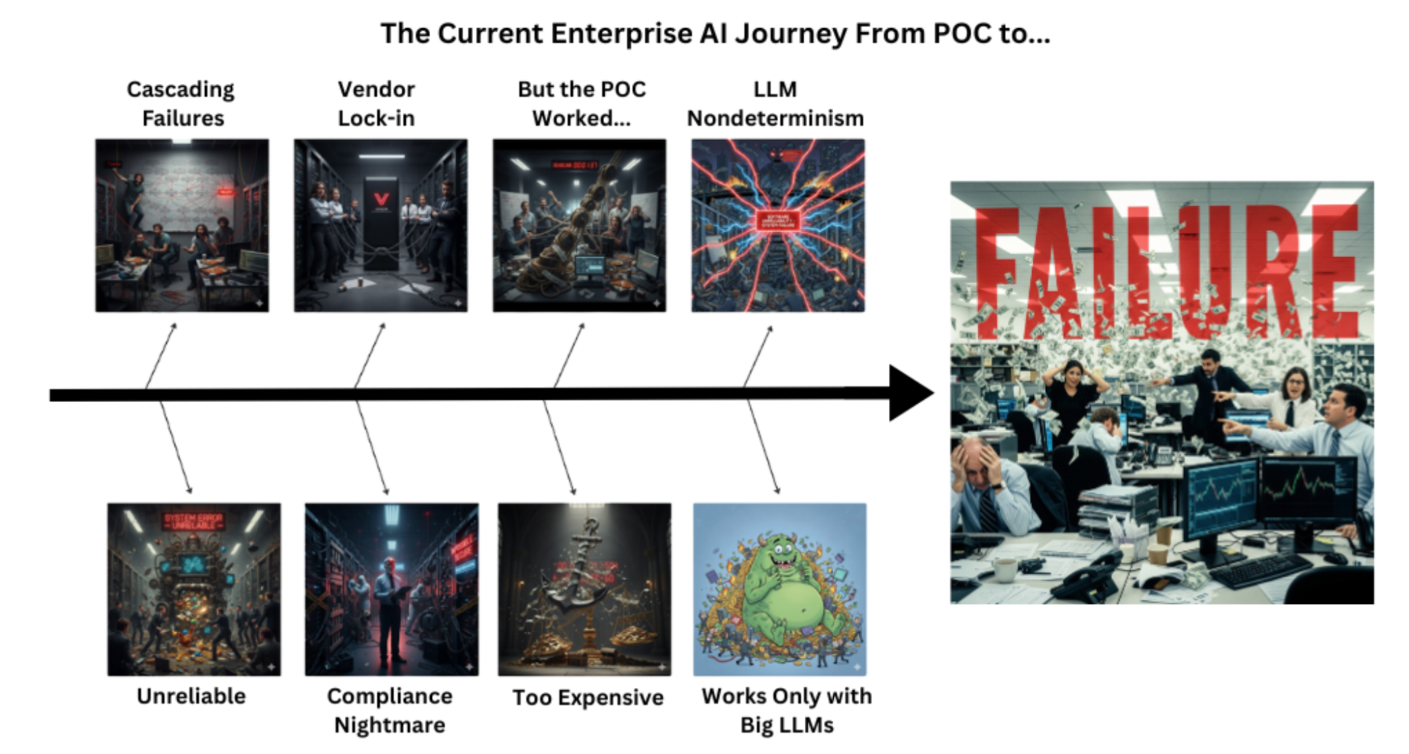 Failure mode map — “From POC to production