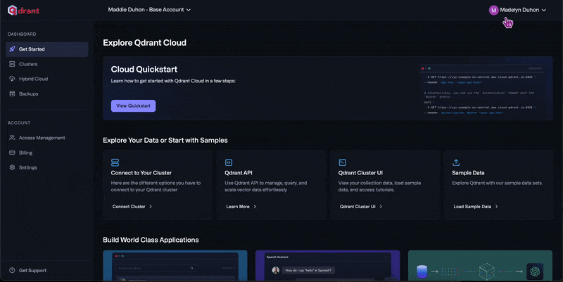 GIF of toggling between dark and light mode